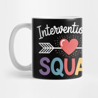 Interventionist Squad Back To School Teacher supplies Men Women Kids Mug